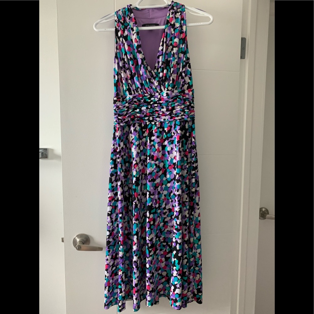 Fun polka dot sleeveless dress